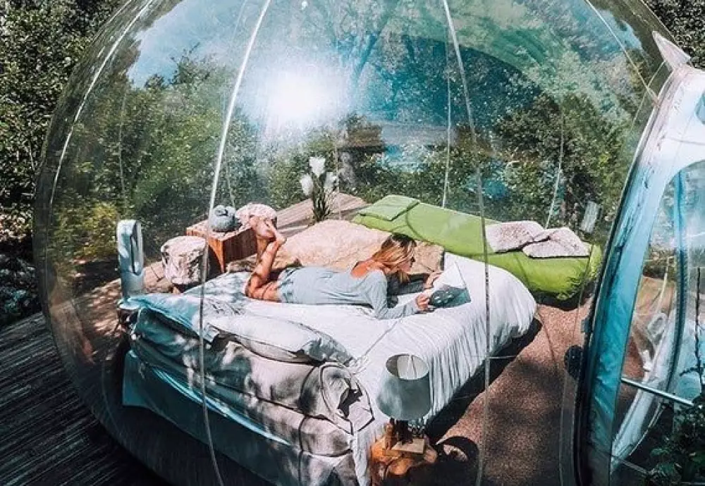 outdoor bubble tents